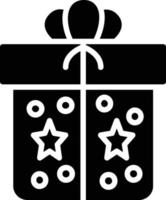 Geschenk-Glyphe-Symbol vektor