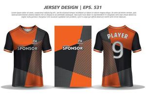 jersey design sublimering t-shirt premium geometriskt mönster otrolig vektorsamling för fotboll fotboll racing cykling spel motocross sport vektor