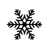 Winter. Schnee-Symbol. Schneeflocken-Symbol-Website. Schneeflocken-Symbolvektor. Schneeflocke-Symbol-Vektor-Design-Illustration. Schneeflocke Zeichen. Schneeflockensymbol isoliert auf weißem Hintergrund. vektor