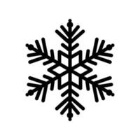 Winter. Schnee-Symbol. Schneeflocken-Symbol-Website. Schneeflocken-Symbolvektor. Schneeflocke-Symbol-Vektor-Design-Illustration. Schneeflocke Zeichen. Schneeflockensymbol isoliert auf weißem Hintergrund. vektor