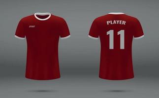 fotboll jersey vektor illustration