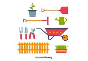 Gardening Ikoner Vector