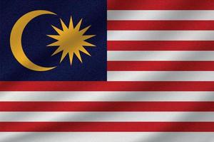 Nationalflagge von Malaysia vektor