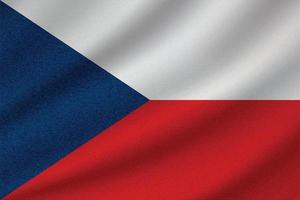 Nationalflagge der Tschechischen Republik vektor