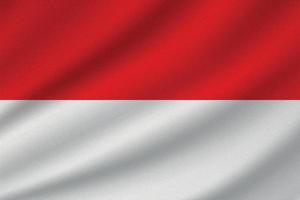 indonesiens nationella flagga vektor