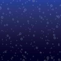sprudelnde Wasserblasen vektor