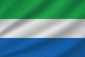 Nationalflagge von Sierra Leone vektor