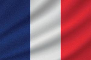 Frankrikes nationella flagga vektor
