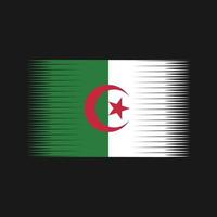 Algeriet flagga vektor. National flagga vektor