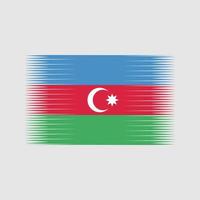 azerbajdzjans flagga vektor. National flagga vektor