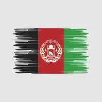 afghanistan-flaggenpinsel. Nationalflagge vektor