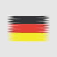 Tyskland flagga vektor. National flagga vektor