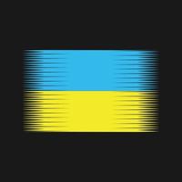 ukrainska flaggan vektor. National flagga vektor