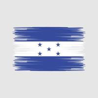 Honduras Flaggenpinsel. Nationalflagge vektor