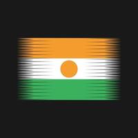Vektor der Niger-Flagge. Nationalflagge