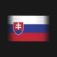 Slovakien flagga vektor. National flagga vektor