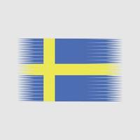 sverige flagga vektor. National flagga vektor