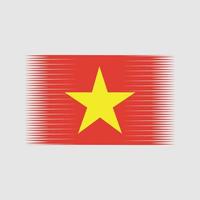 Vietnam-Flaggenvektor. Nationalflagge vektor