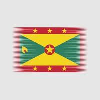 grenada flagga vektor. National flagga vektor