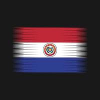 paraguay flagga vektor. National flagga vektor