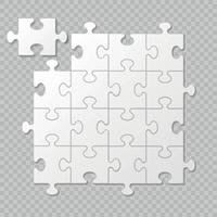 Puzzleteil Geschäftspräsentation. Vektor-Illustration vektor