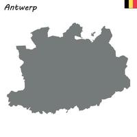 Karte Provinz Belgien vektor