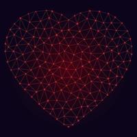 abstrakt hjärta vektor illustration