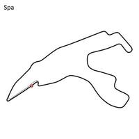 Circuit de Spa-Francorchamps vektor