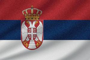 Nationalflagge von Serbien vektor