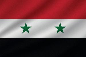 Syriens nationella flagga vektor