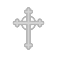 kristen korsa isolerat på vit bakgrund vektor