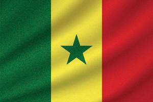 Nationalflagge von Senegal vektor