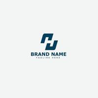 hz-Logo-Design-Vorlage, Vektorgrafik-Branding-Element. vektor