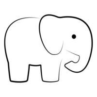 Elefant-Symbol-Illustrationsvektor vektor