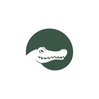 Krokodil-Symbol-Logo-Design-Illustration vektor