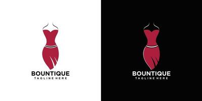 boutique logotyp design vektor med kreativ unik begrepp premie vektor