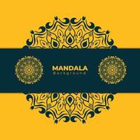 Mandala-Hintergrunddesign vektor