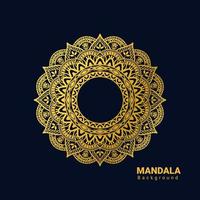 Mandala-Hintergrunddesign vektor