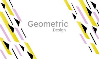 Design mit abstrakten geometrischen Formen vektor