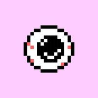 Pixel-Art-Stil, alter Videospiel-Stil, Retro-Stil 18-Bit-Spy-Eye-Monster