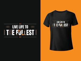 kreatives typografie-t-shirt-design für marken vektor