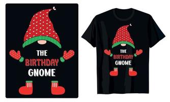 Frohe Weihnachten Gnome Designs für T-Shirt, Banner, Karten, Dekoration, Becher, etc vektor