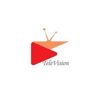 TV-Logo-Design vektor