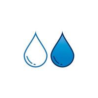Wassertropfen-Logo vektor