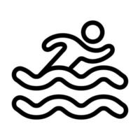 Schwimmer-Icon-Design vektor