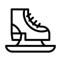 Schlittschuh-Icon-Design vektor