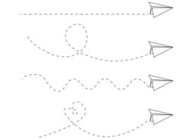 Flugzeugvektor-Designillustration lokalisiert auf weißem Hintergrund vektor