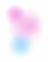abstrakter Vektorhintergrund mit rosa und blauen Flecken mit Unschärfeeffekt. vektor