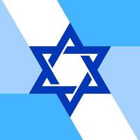 stjärna av David mall för infografik. hexagonal stjärna av nationell flagga av israel. vektor