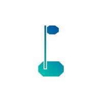 Golf-Vektor für Website-Symbol-Icon-Präsentation vektor